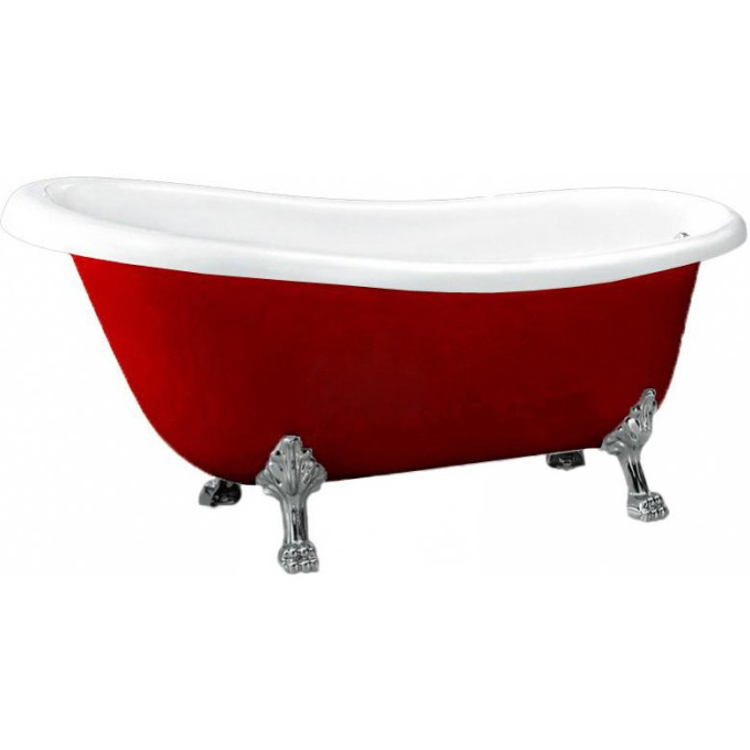Акриловая ванна BELBAGNO BB04-ROS