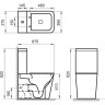 Чаша напольного унитаза BELBAGNO BB02093CPR