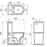 Чаша напольного унитаза BELBAGNO BB2141CPR