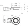 Душевой поддон из искусственного мрамора BELBAGNO TRAY-MR-UNO-A-90-35-W-NO