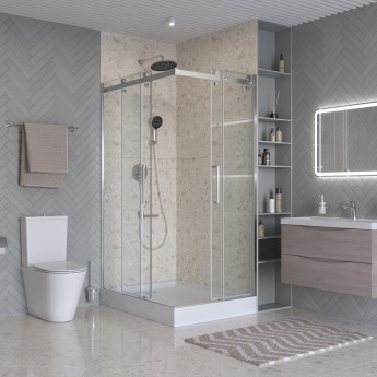 Душевой уголок BELBAGNO MARINO-2-AH-2-120/90-C-CR