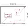 Душевой уголок BELBAGNO UNIQUE-AH-1-120/135-100-C-Cr