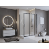 Душевой уголок BELBAGNO UNO-195-AH-1-120/100-C-NERO