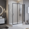 Душевой уголок BELBAGNO UNO-195-AH-1-140/100-C-NERO