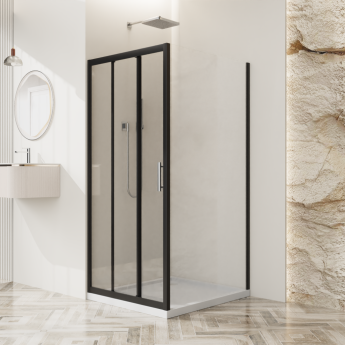 Душевой уголок BELBAGNO UNO-195-AHF-31-120/100-C-NERO