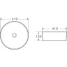 Раковина 41x41 см BELBAGNO BB1315-H301