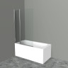 Шторка на ванну BELBAGNO UNO-V-2-80/150-C-Cr