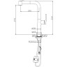 Смеситель для кухни BELBAGNO ABB-LAM60-IN