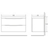Тумба BELBAGNO MARINO MARINO-900-2C-SO-CTO-P